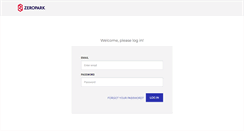 Desktop Screenshot of panel.zeropark.com