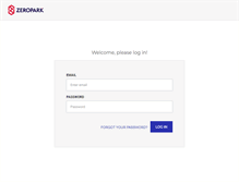 Tablet Screenshot of panel.zeropark.com